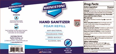 Package Label (1gal 1280zlbl Foambrntgznkrhnstne66alc)